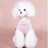 Autumn And Winter Pet Skirt Teddy Bichon Hiromi Schnauzer Yorkshire Small Dog Clothes  Size: M(Pink)