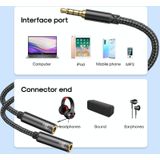 JOYROOM SY-A04 Headphone Male to 2-female Y-splitter Nylon Braid  Audio Cable  Length: 0.2m