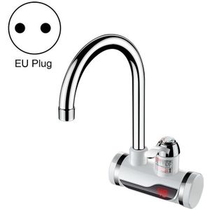 Kitchen Instant Electric Hot Water Faucet Hot & Cold Water Heater EU Plug Specification: Digital Display Side Water Inlet