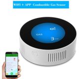 Wireless Gas Detector Alarm Leakage Sensor Natural Gas Leak Detector(Common On-site Audible and Vision Alarm)