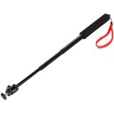 Universal 360 degree Selfie Stick with Red Rope for Gopro  Cellphone  Compact Cameras with 1/4 Threaded Hole  Length: 210mm-525mm