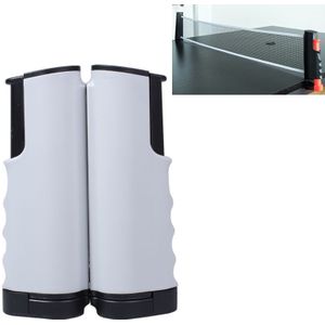 REGAIL Retractable Portable Table Tennis Net Rack(Black Grey)