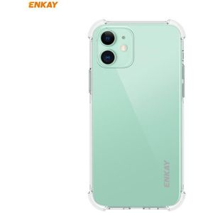 Hat-Prince ENKAY ENK-PC049 Clear TPU Soft Case Shockproof Cover For iPhone 12 mini
