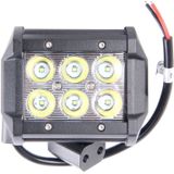 18W CREE 6 LED White Light Condenser Engineering Lamp / Waterproof IP67 SUVs Light  DC 10-30V(Black)