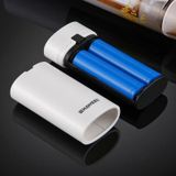 HAWEEL DIY 2x 18650 Battery (Not Included) 5600mAh Power Bank Shell Box with USB Output & Indicator  For iPhone  Galaxy  Sony  HTC  Google  Huawei  Xiaomi  Lenovo and other Smartphones(White)