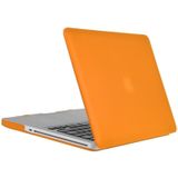 ENKAY for Macbook Pro 13.3 inch (US Version) / A1278 Hat-Prince 3 in 1 Frosted Hard Shell Plastic Protective Case with Keyboard Guard & Port Dust Plug(Orange)