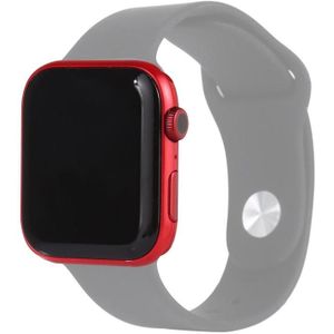 Black Screen Non-Working Fake Dummy Display Model for Apple Watch Series 6 44mm  For Photographing Watch-strap  No Watchband(Red)