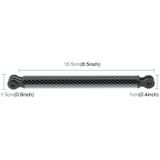 PULUZ 165mm Aluminum Alloy Carbon Fiber Floating Buoyancy Selfie-stick Extension Arm Rods for GoPro HERO9 Black / HERO8 Black / HERO7 /6 /5 /5 Session /4 Session /4 /3+ /3 /2 /1  DJI Osmo Action and Other Action Cameras