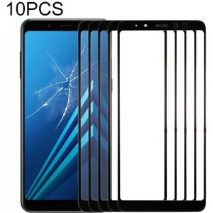 10 PCS Front Screen Outer Glass Lens for Samsung Galaxy A8 (2018)