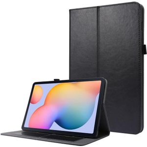 For Samsung Galaxy Tab S7 / SM-870 Crazy Horse Texture Horizontal Flip Leather Case with 2-folding Holder & Card Slot(Black)