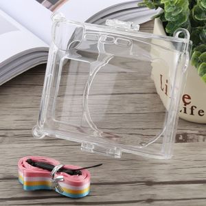 Protective Crystal Shell Case with Strap for FUJIFILM instax mini 90 (Transparent)
