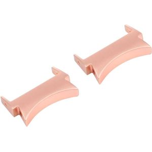 1 Paar voor Samsung Galaxy Watch4 40mm / 44mm Smart Watch Watchband Connector Converter (ROSE GOUD)