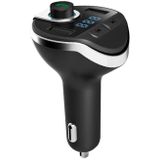 T20 Car Fm Transmitter Handsfree Car Kit Audio Receiver for Music Lcd Mp3 Player Dual USB Car Charger