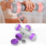 Ladies Home Adjustable Weight Fitness Dumbbells Arm Muscle Shaper  Weight: 4kg?Purple?