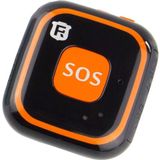 REACHFAR V28 Necklace Style GSM Mini LBS WiFi AGPS Tracker SOS Communicator(Black)