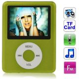 1.8 inch TFT Screen MP4 Player with TF Card Slot  Support Recorder  FM Radio  E-Book and Calendar(Green)