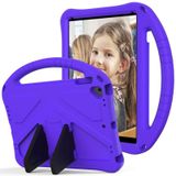 For iPad Pro 9.7 EVA Flat Anti Falling Protective Case Shell with Holder(Purple)