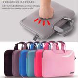 12 inch Portable Air Permeable Handheld Sleeve Bag for MacBook  Lenovo and other Laptops  Size:32x21x2cm(Magenta)