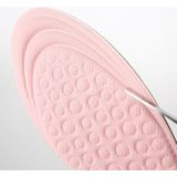 2 Pairs Massage Inner Heightening Insoles Men and Women EVA Breathable Sports Heightening Shoes Full Pad  Size: 37-38(Beige 1.5cm)