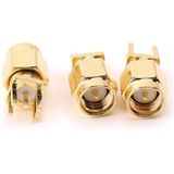 10 PCS 1.6mm SMA Female Jack PCB Clip Mount RF Connectors