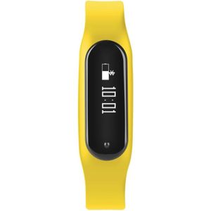CHIGU C6 0.69 inch OLED Display Bluetooth Smart Bracelet  Support Heart Rate Monitor / Pedometer / Calls Remind / Sleep Monitor / Sedentary Reminder / Alarm / Anti-lost  Compatible with Android and iOS Phones (Yellow)