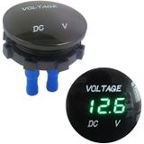 DC12-24V Automotive Battery DC Digital Display Voltage Meter Modified Measuring Instrument(Green Light)