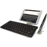 KM-909 2.4GHz Wireless Multimedia Keyboard + Wireless Optical Pen Mouse with USB Receiver Set for Computer PC Laptop  Random Pen Mouse Color Delivery(Black)