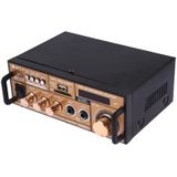 BT-118 Bluetooth HiFi Stereo Audio Amplifier with Remote Controller  LED Display  USB / SD & MMC Card / MP3 / AUX / FM  AC 220V / DC 12V  EU Plug