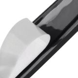 6 PCS Universal Car Door Anti-collision Strip Protection Guards Silicon Trims Stickers (Black)