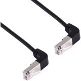 1m RJ45 Male Bent Upward to RJ45 Male Bent Upward Network LAN Cable