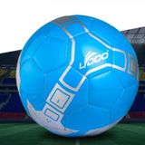 21.5cm PU Leather Sewing Wearable Match Football (Blue)