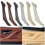 Car Leather Left Side Inner Door Handle Assembly 51417225854 for BMW 5 Series F10 / F18 2011-2017(Mocha)