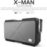 NILLKIN X-Man Portable Outdoor Sports Waterproof Bluetooth Speaker Stereo Wireless Sound Box Subwoofer Audio Receiver  For iPhone  Galaxy  Sony  Lenovo  HTC  Huawei  Google  LG  Xiaomi  other Smartphones(Green)