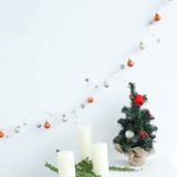 2m 20LEDs Christmas String Lights Christmas Bells Ball Decoration Lamp  Style: Withered Gold  Bell