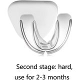 2 PCS Transparent Braces Dental Braces Boxing Sports Mouth Guard Braces(Second Stage)