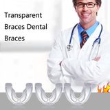 2 PCS Transparent Braces Dental Braces Boxing Sports Mouth Guard Braces(Second Stage)