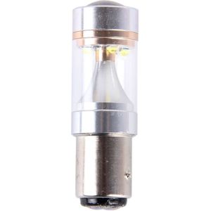 2 PCS 1157/BAY15D 30W 350 LM 6000K White Light 6 LED CREE Canbus Car Brake Light Bulb  DC 12V