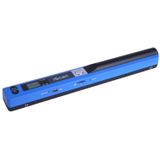 iScan01  Mobile Document Portable HandHeld Scanner with LED Display  A4  Contact  Image  Sensor  Support 900DPI  / 600DPI  / 300DPI  / PDF / JPG / TF (Blue)