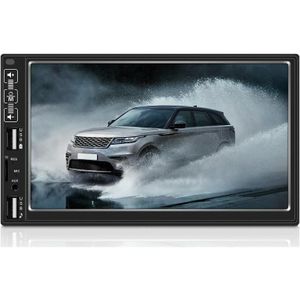 A2821 Car 7 inch Screen HD MP5 Player  Support Bluetooth / FM with Remote Control  Style:Standard + 8LEDs Light Camera