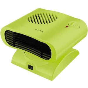 Mini Shaking Head Radiator Warmer Electric Heater Warm Air Blower (Green)