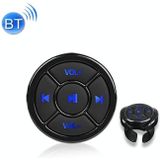 Car Mobile Phone Remote Control Bluetooth Wireless Multimedia Button Remote Control Music Playback Selfie  Colour: Black With Buckle