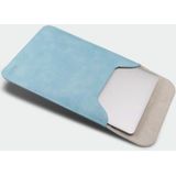 11.6 inch PU + Nylon Laptop Bag Case Sleeve Notebook Carry Bag  For MacBook  Samsung  Xiaomi  Lenovo  Sony  DELL  ASUS  HP(Blue)