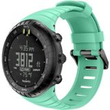 Smart Watch Silicone Wrist Strap Watchband for Suunto Core(Mint Green)