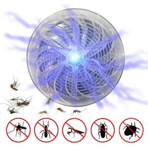 Solar Powered Mosquito Killer Home Insect Pest Killer UV  Light Lamp Outdoor Indoor Mosquito Bug Zapper Repellent