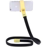 Flexible Clip Mount Holder with Clamping Base  For iPhone  Galaxy  Huawei  Xiaomi  LG  HTC and Other Smart Phones(Yellow)