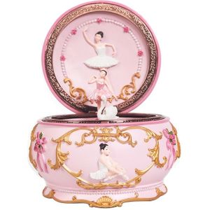 Ballet Girl Rotating Dancing Music Box Creative Birthday Gift  Music: Castle in the Sky