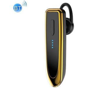 K23 Bluetooth 5.0 Business Wireless Bluetooth Headset  Style:Caller ID(Black And Gold)