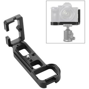 PULUZ 1/4 inch Vertical Shoot Quick Release L Plate Bracket Base Holder for Sony A7R / A7 / A7S / A7R2 / A7S2(Black)