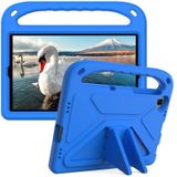 For Xiaomi Mi Pad 4 Plus & Samsung Galaxy Tab A 10.1 2019 SM-T510 / SM-T515 Handle Portable EVA Shockproof Protective Case with Triangle Holder(Blue)
