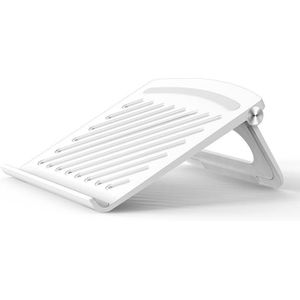 D1601 Laptop Support Folding Heightening Lifting Plate Cooling Bracket(White)